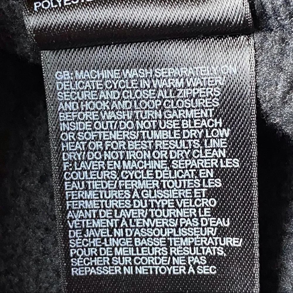 The North Face Black Fleece Jacket Size Large